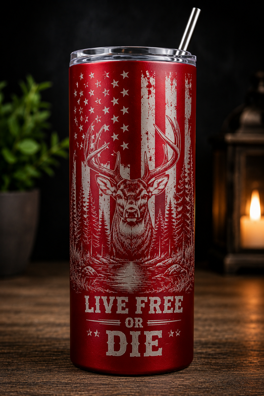 Personalized Laser Engraved Tumbler – Custom Name, Logo & Design
