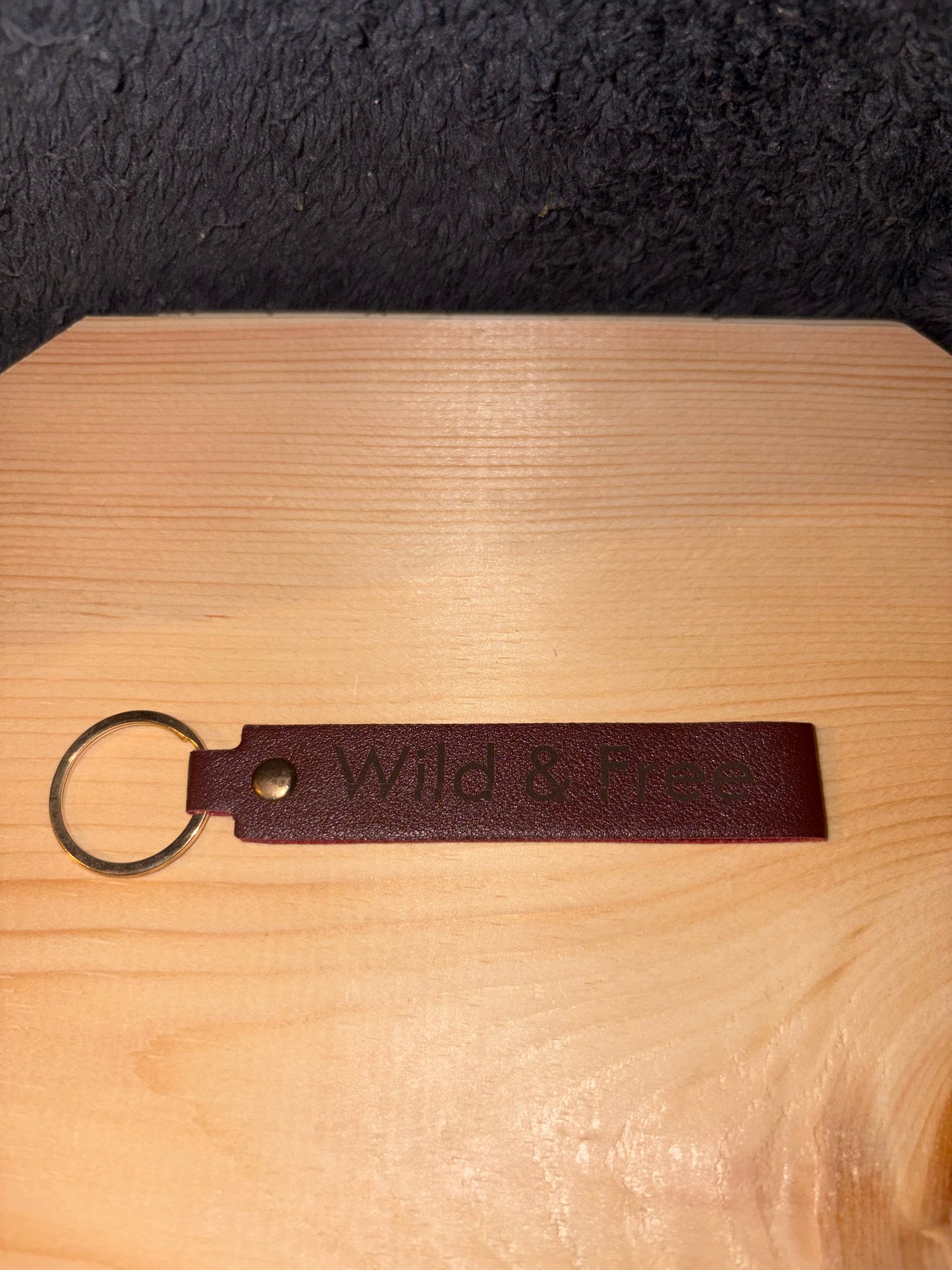 Custom Leather Keychain