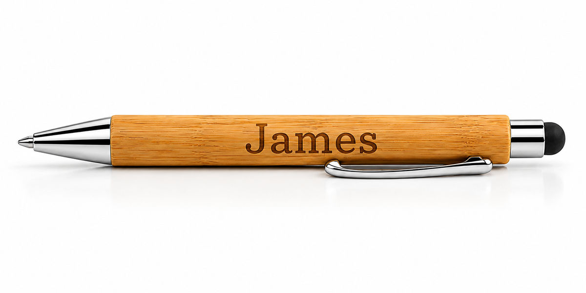 Engraved Bamboo Pen | Business, Teacher & Graduation Gift