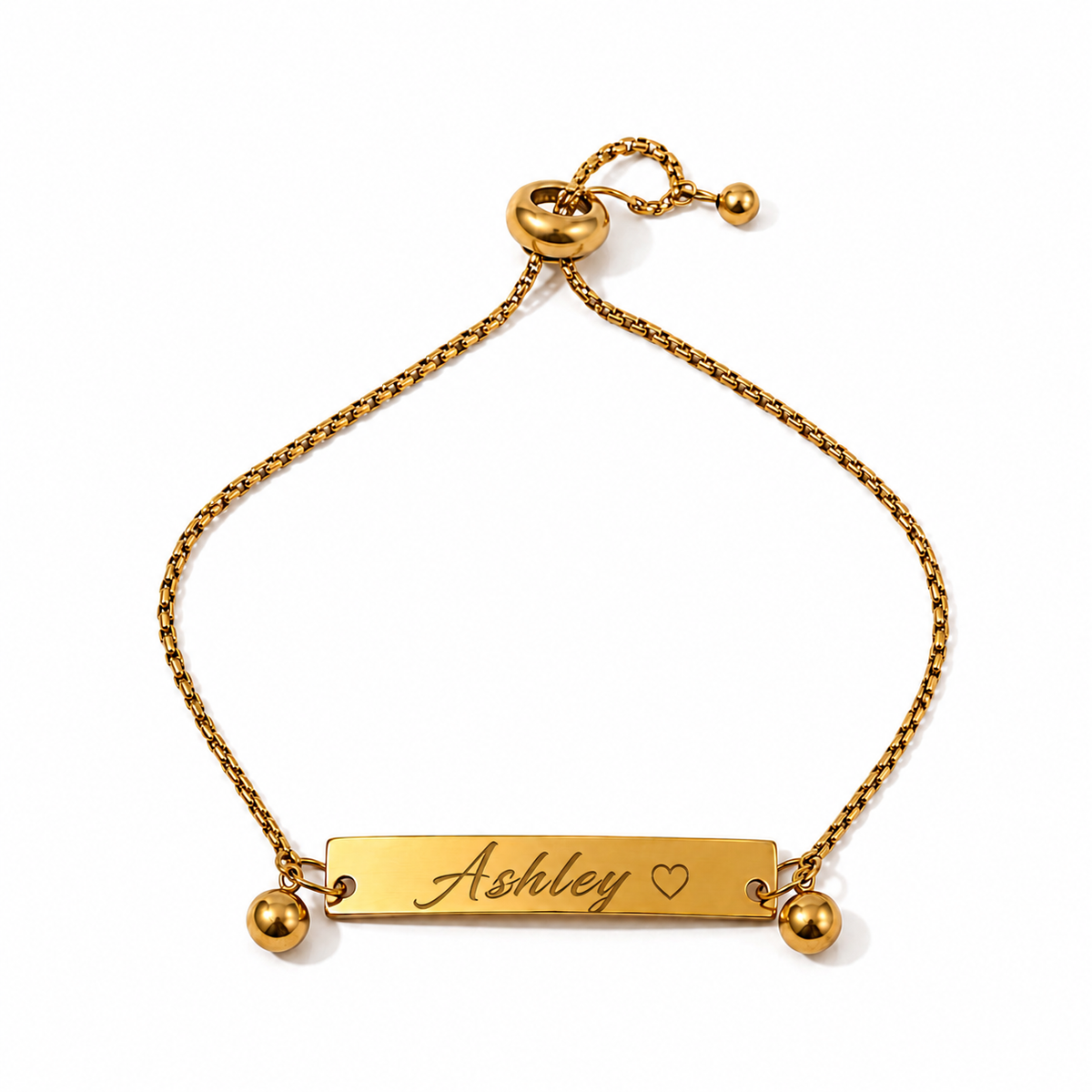 Custom Stainless Steel Bracelet | Silver or Gold Finish