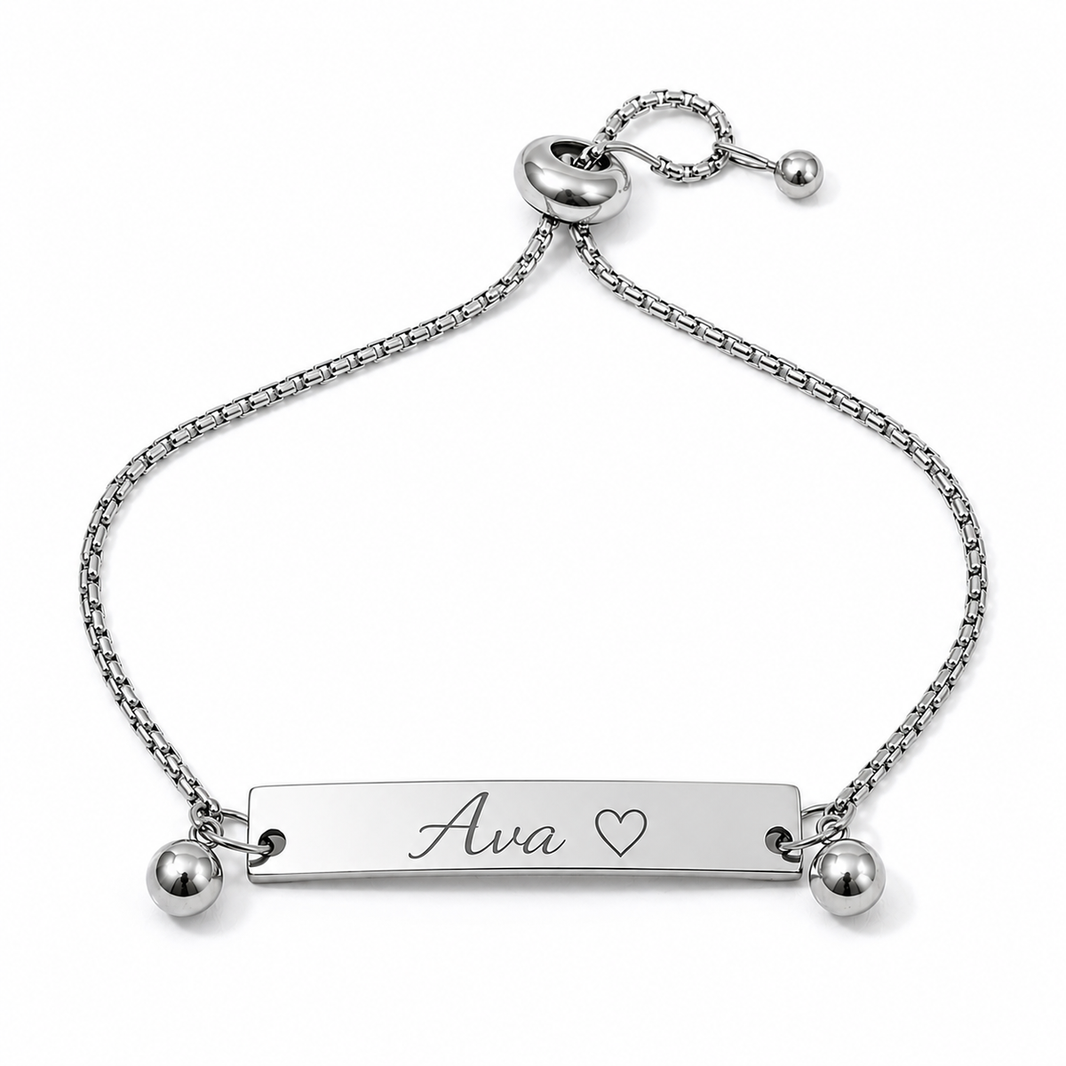 Custom Stainless Steel Bracelet | Silver or Gold Finish