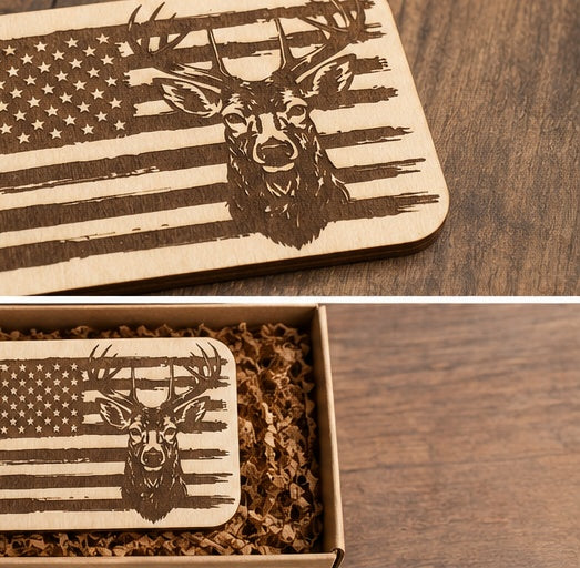 Personalized Rustic Refrigerator Magnet