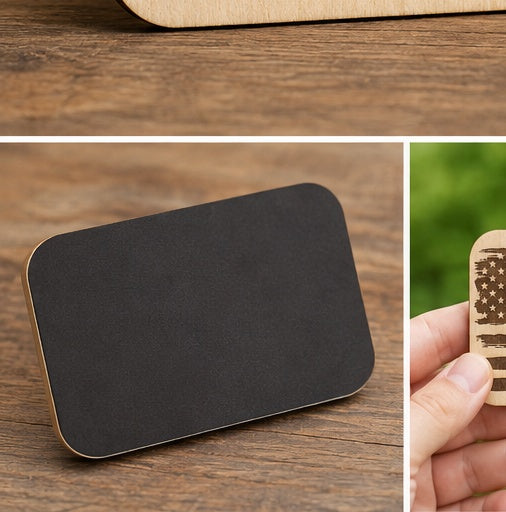 Personalized Rustic Refrigerator Magnet