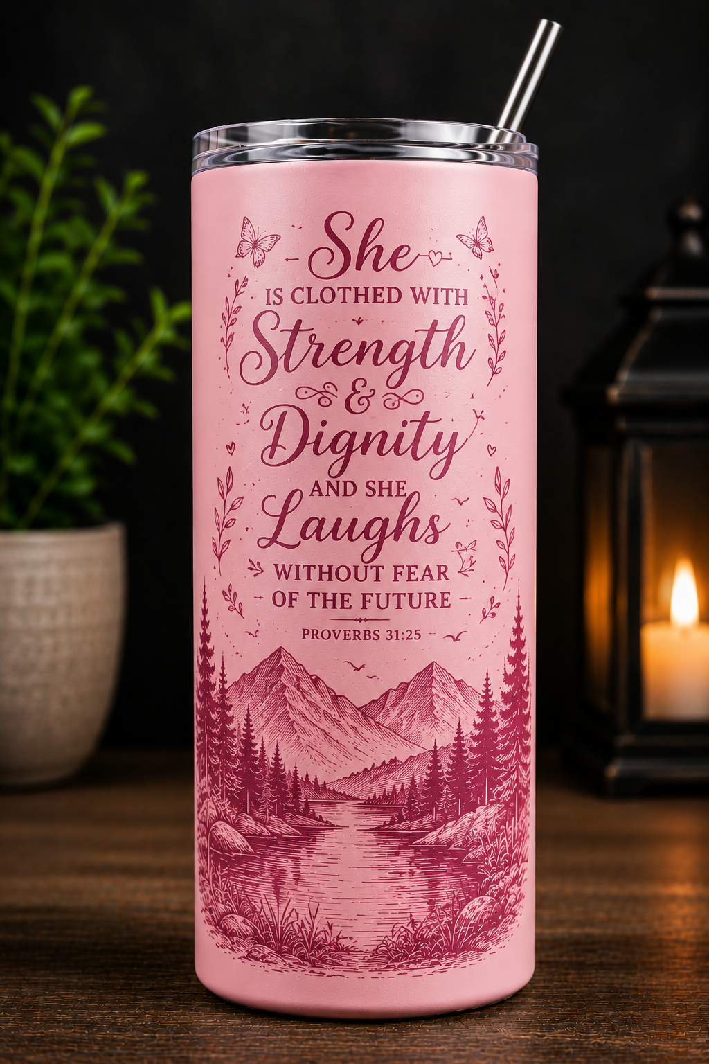 Personalized Laser Engraved Tumbler – Custom Name, Logo & Design