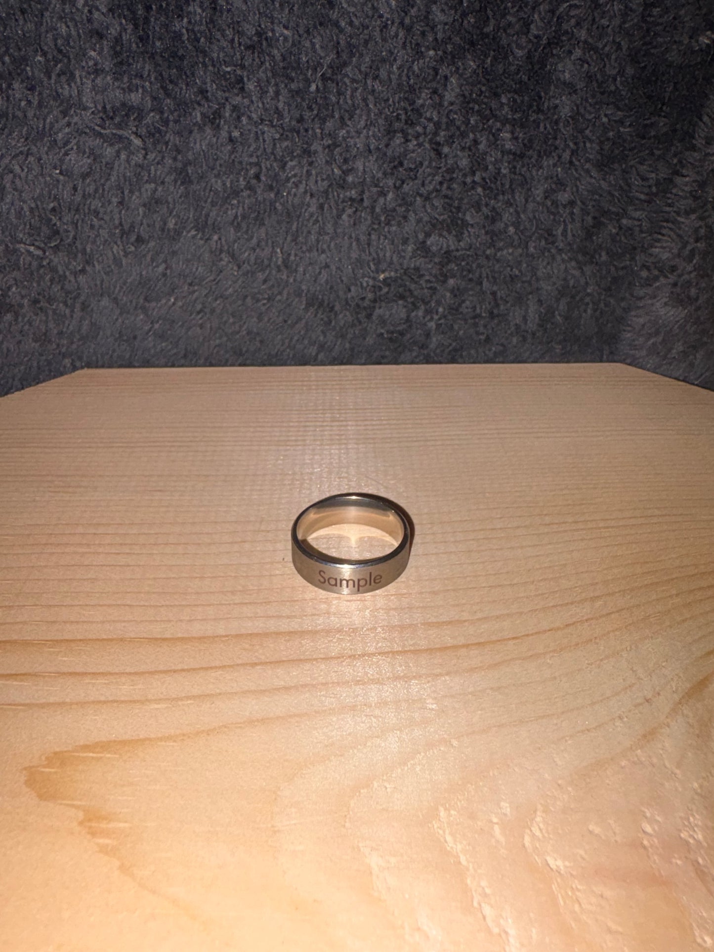 Custom Engraved Stainless Rings