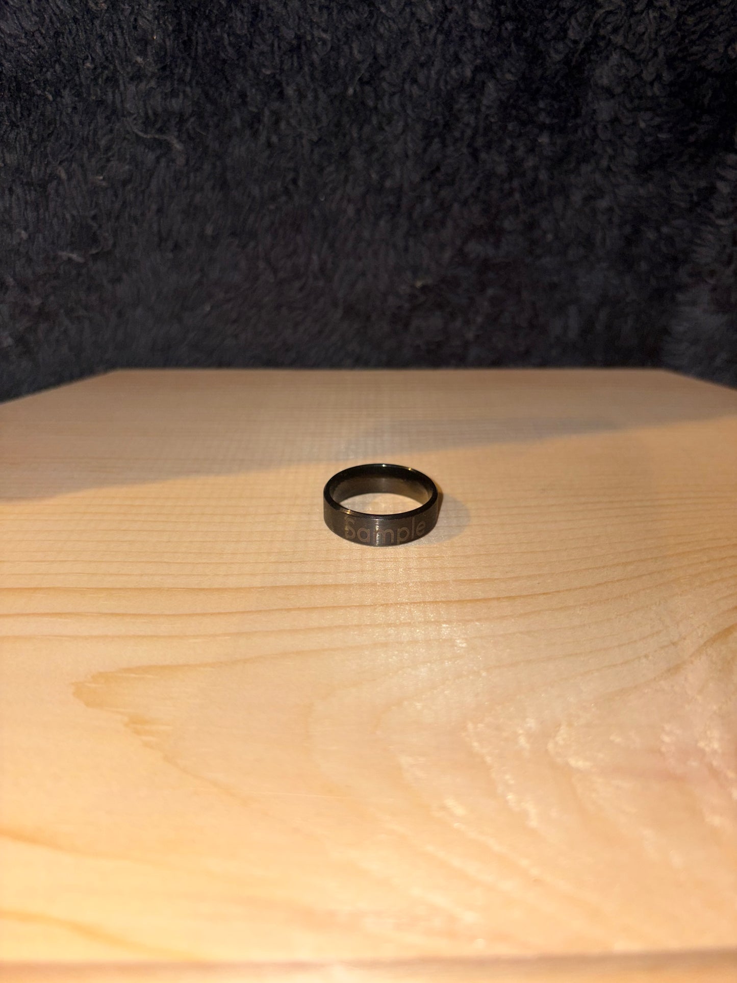 Custom Engraved Stainless Rings
