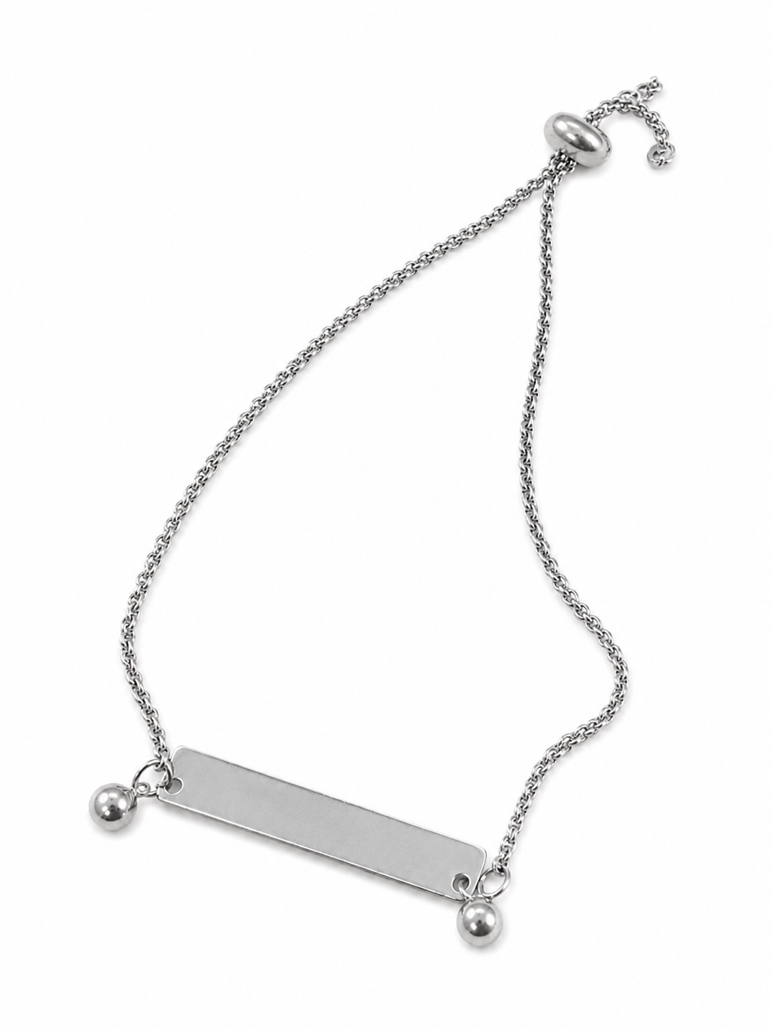 Custom Stainless Steel Bracelet | Silver or Gold Finish