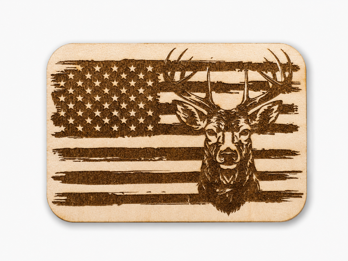Personalized Rustic Refrigerator Magnet