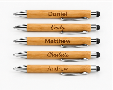 Engraved Bamboo Pen | Business, Teacher & Graduation Gift
