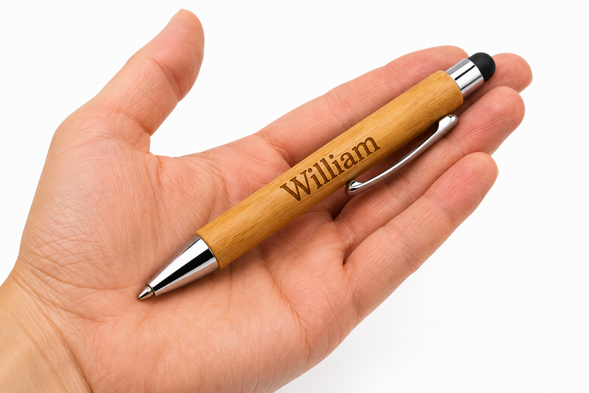 Engraved Bamboo Pen | Business, Teacher & Graduation Gift