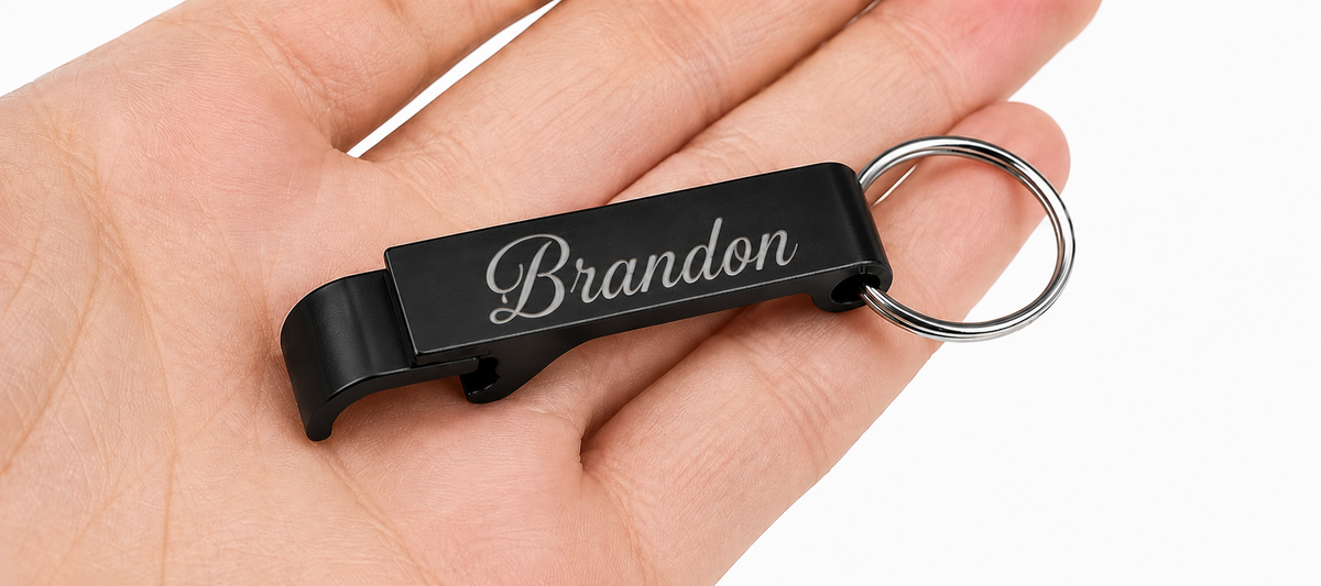 Engraved Keychain Bottle Opener | Personalized Gift