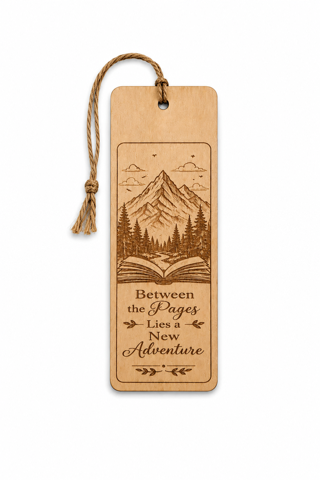 Engraved Wooden Bookmark | Custom Name or Design