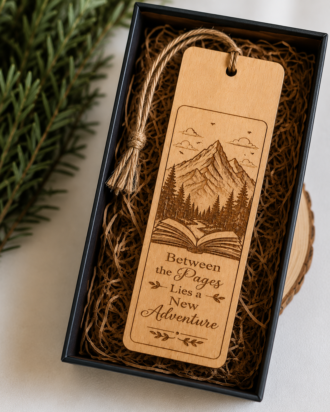 Engraved Wooden Bookmark | Custom Name or Design