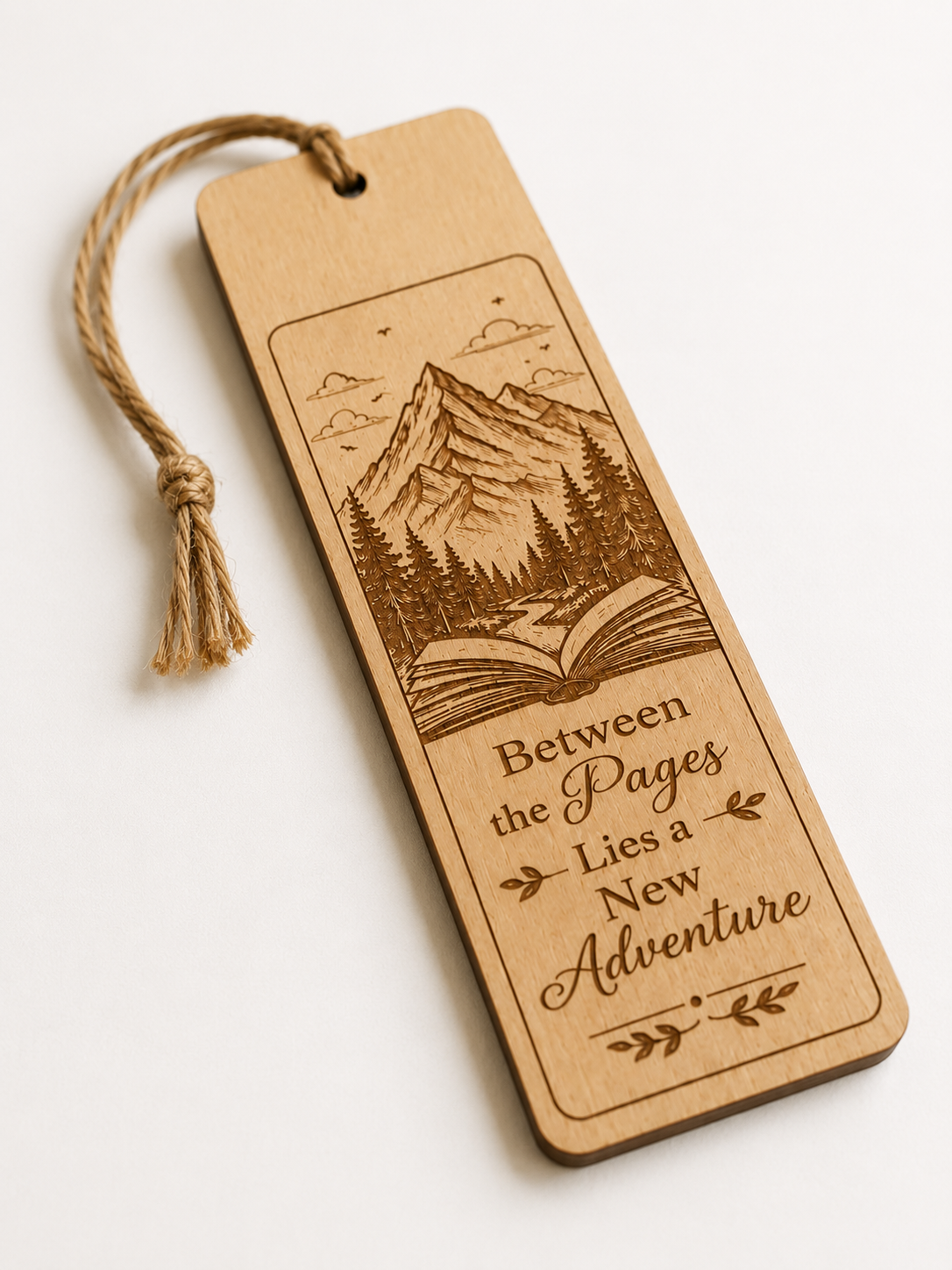 Engraved Wooden Bookmark | Custom Name or Design