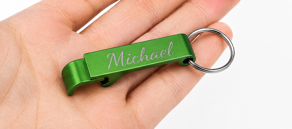 Engraved Keychain Bottle Opener | Personalized Gift