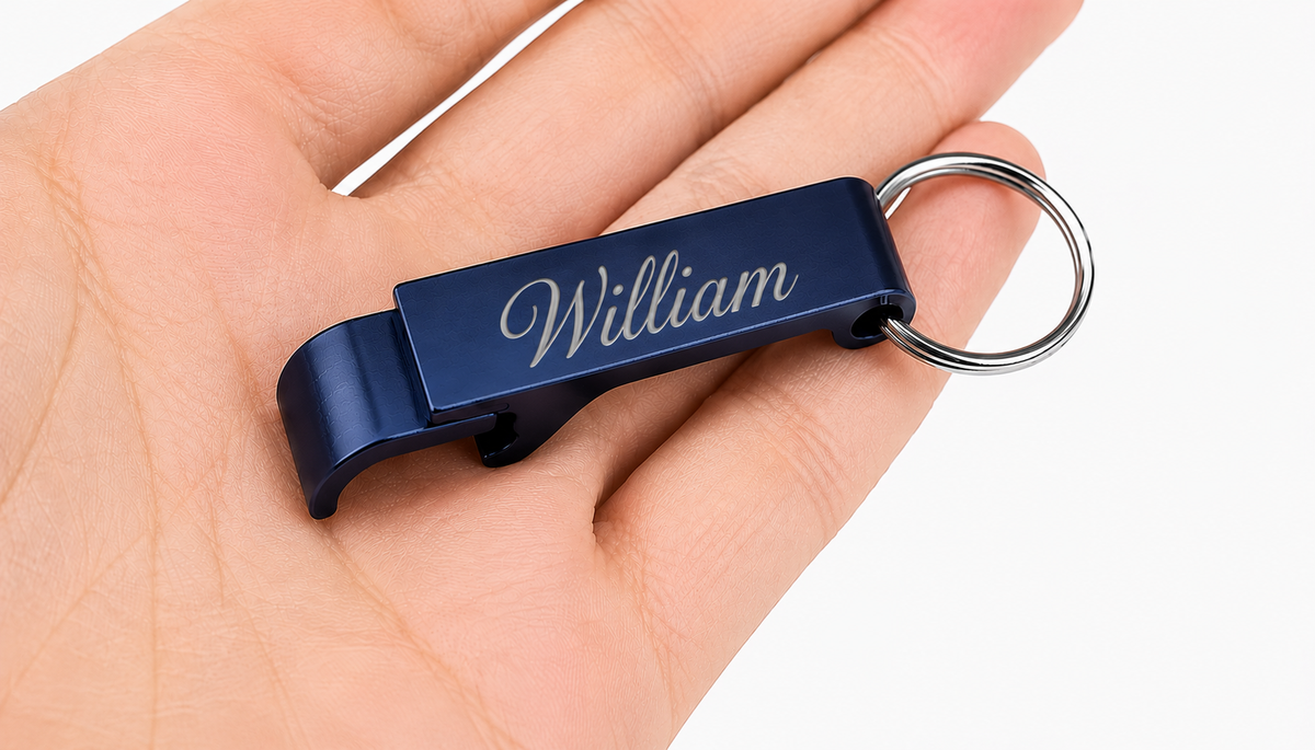 Engraved Keychain Bottle Opener | Personalized Gift
